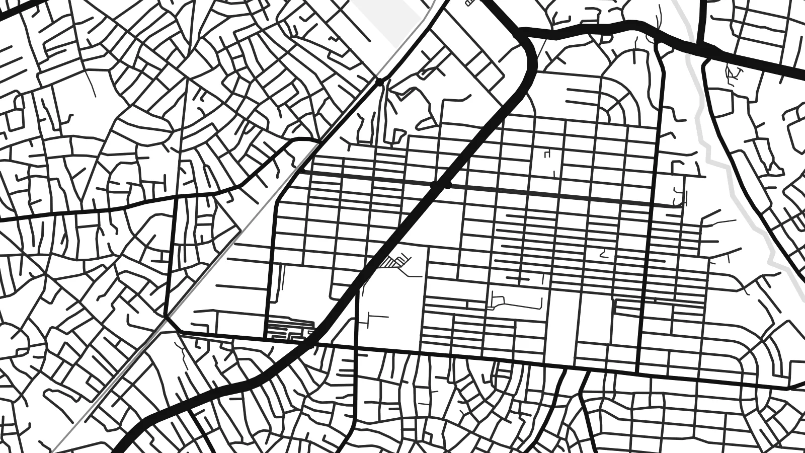 Close-up of the Aba map poster at print resolution