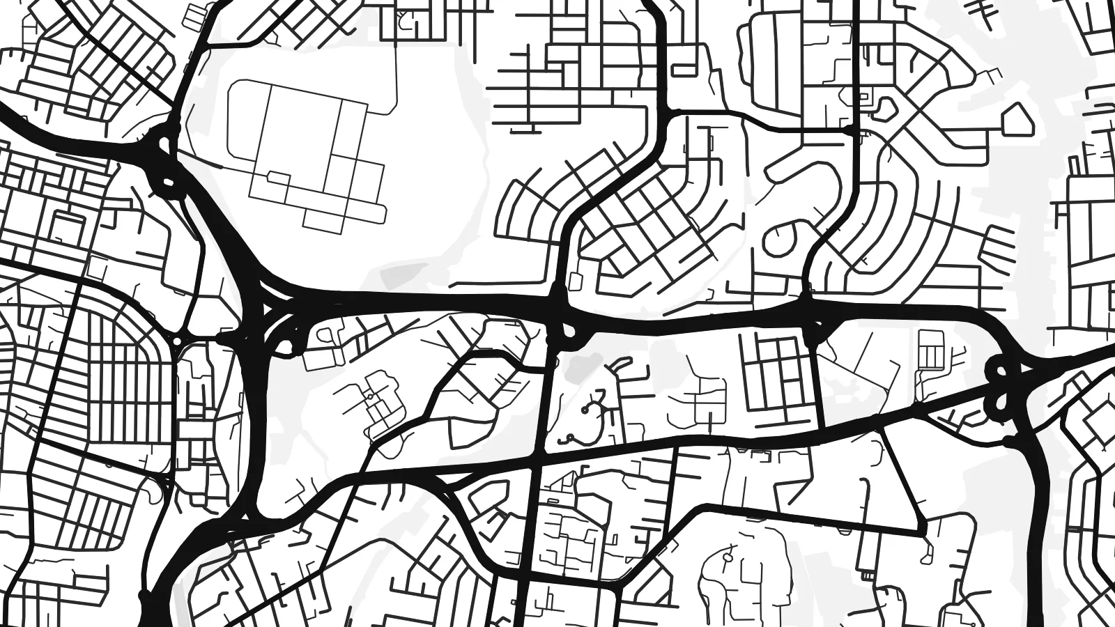 Close-up of the Abidjan map poster at print resolution