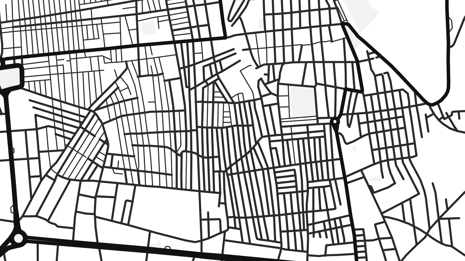 Close-up of the Alcamo map poster at print resolution