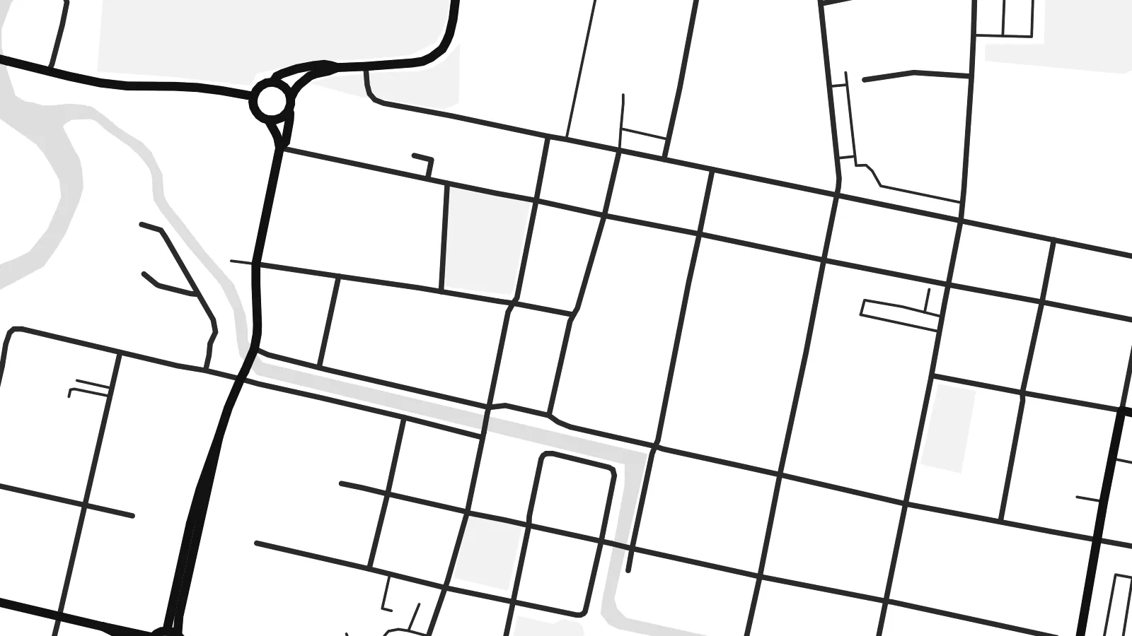 Close-up of the Alingsås map poster at print resolution