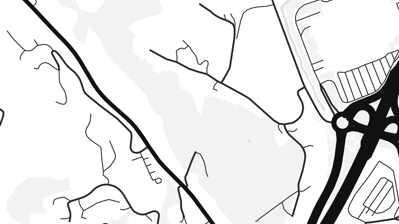 Close-up of the Åsane map poster at print resolution