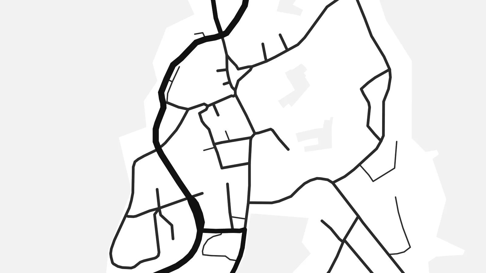 Close-up of the Aussois map poster at print resolution