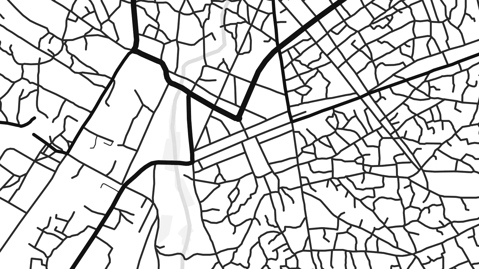 Close-up of the Baidoa map poster at print resolution