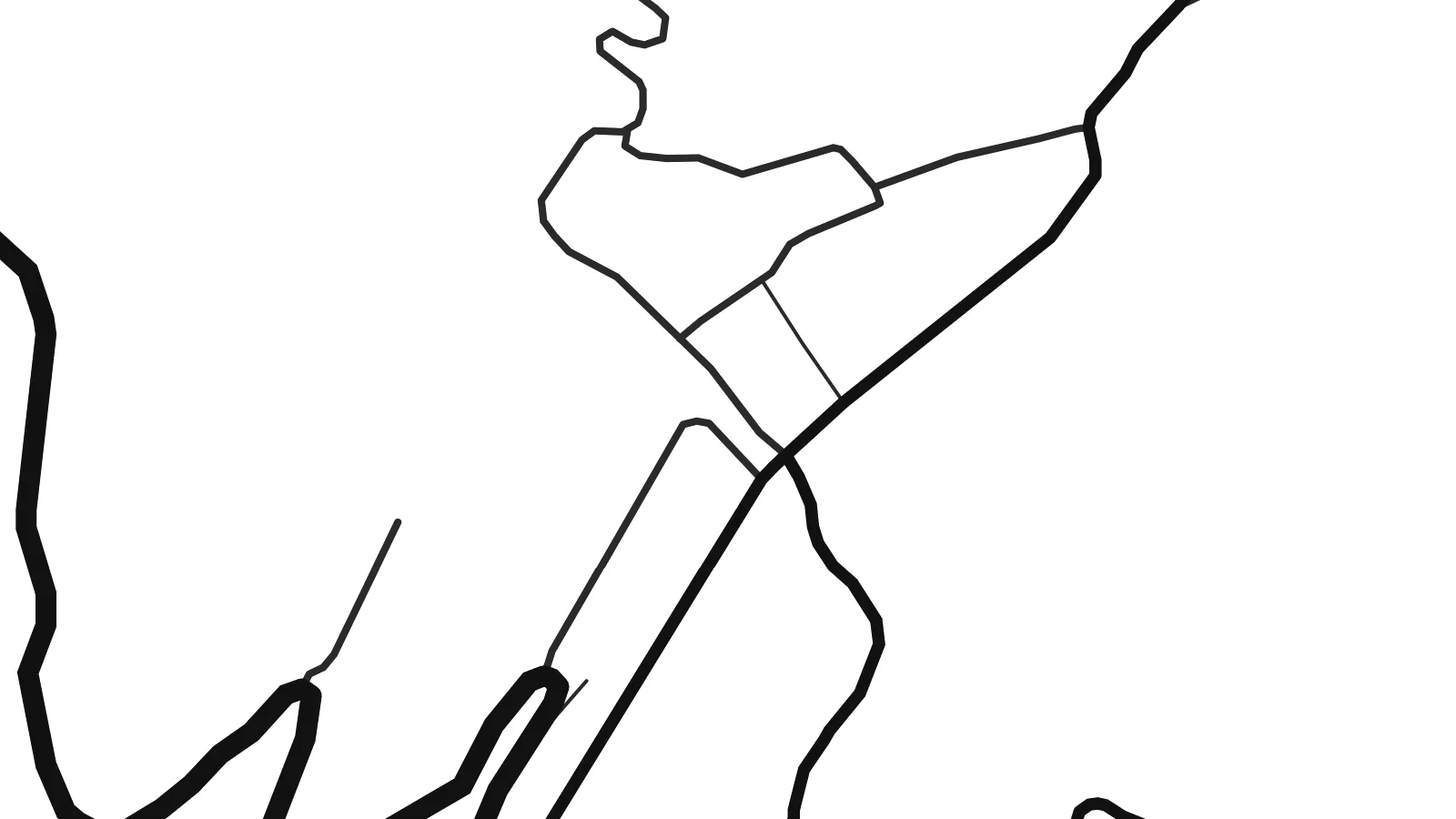 Close-up of the Baituo map poster at print resolution