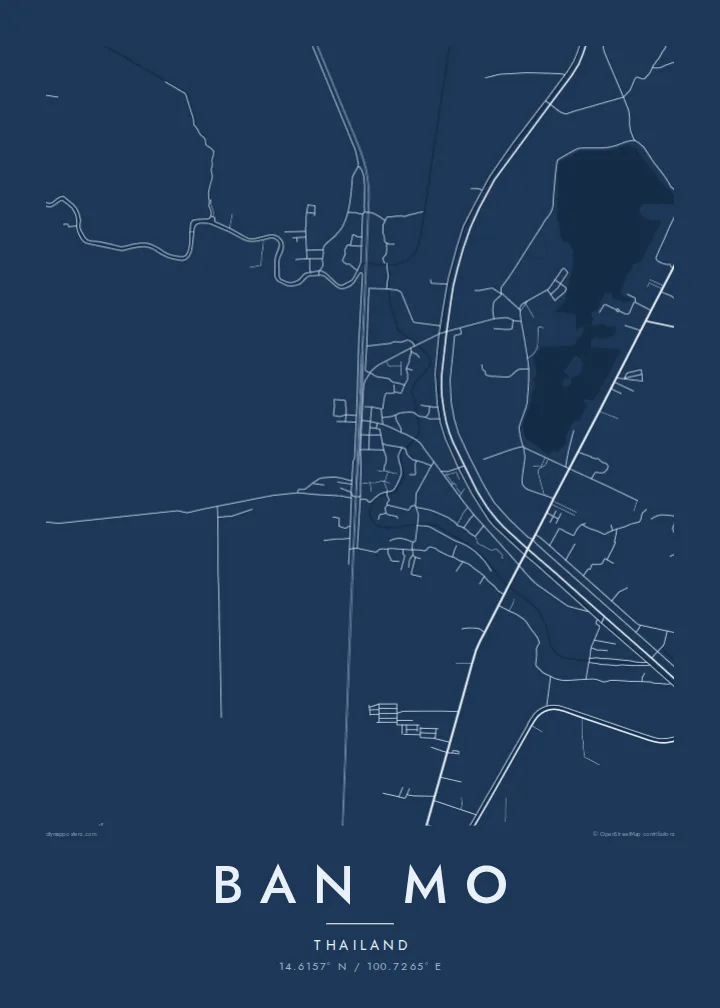 Ban Mo map poster — Blueprint