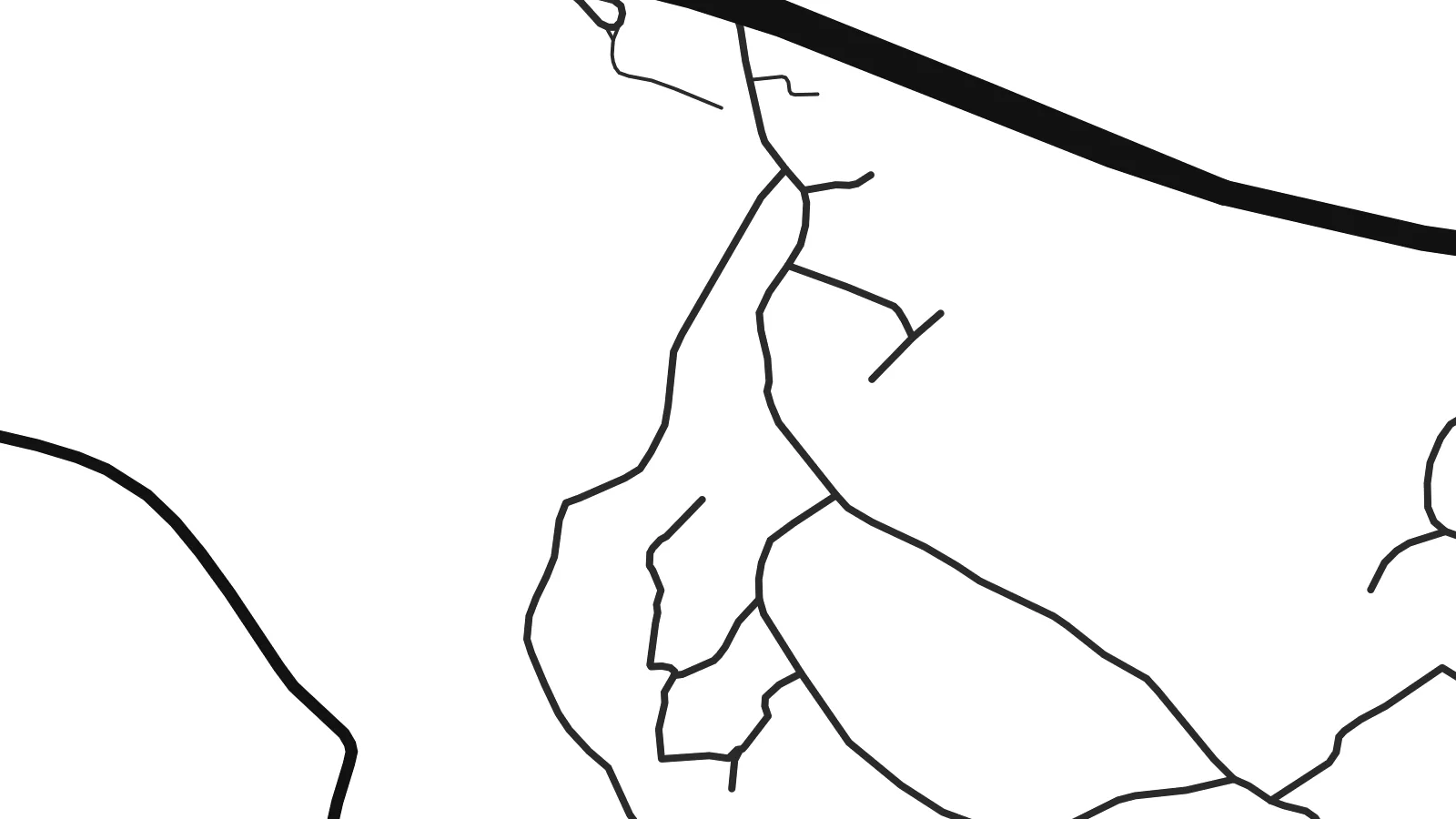 Close-up of the Barrett Town map poster at print resolution