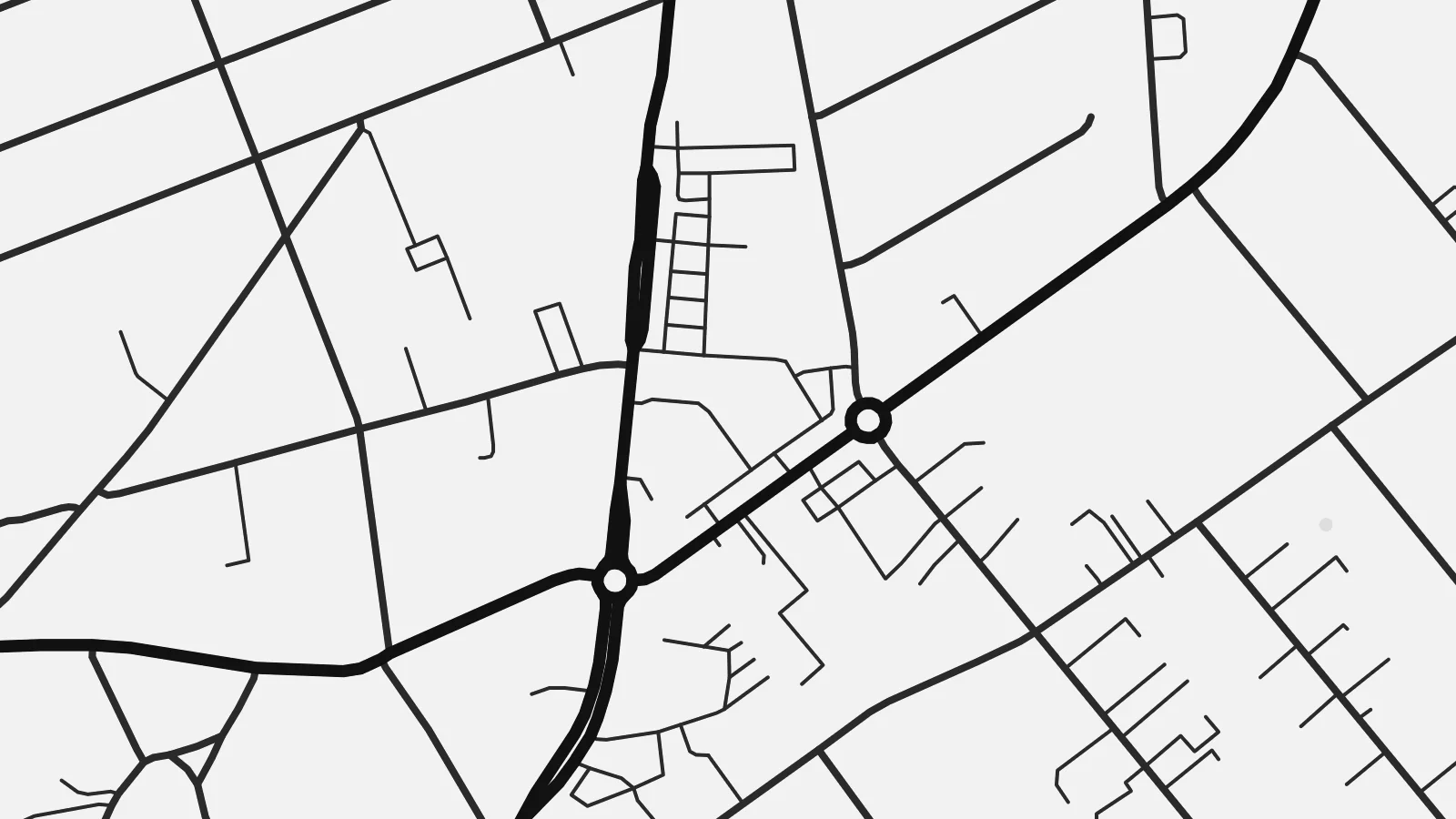 Close-up of the Bassum map poster at print resolution