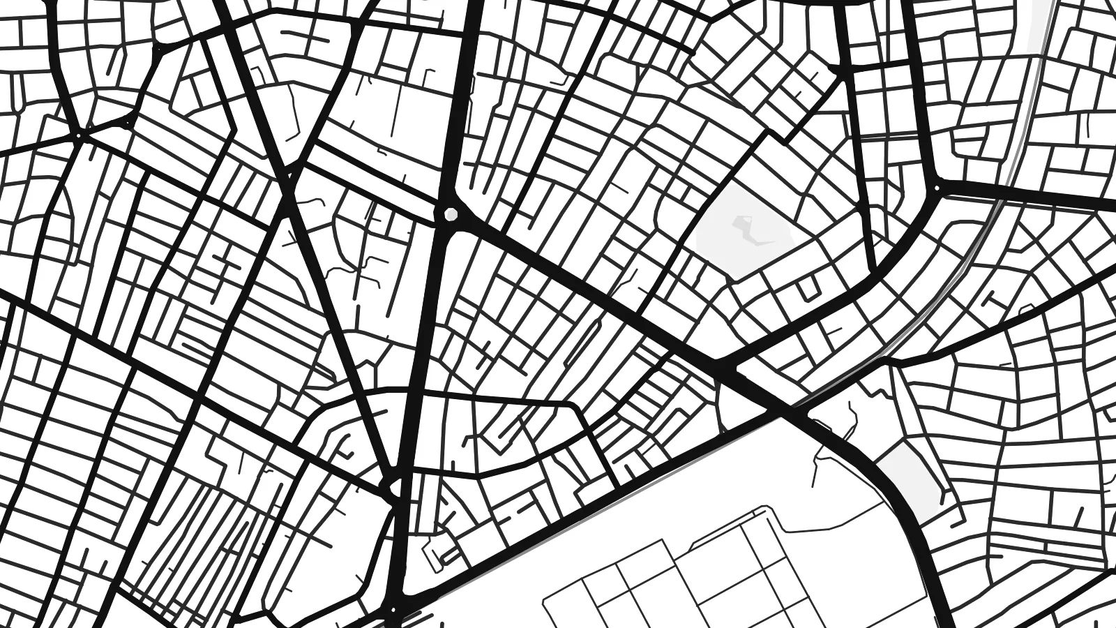 Close-up of the Batman map poster at print resolution