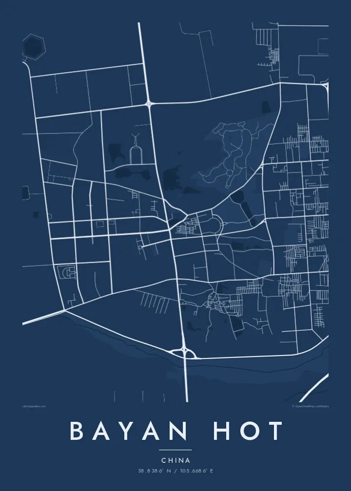 Bayan Hot map poster — Blueprint