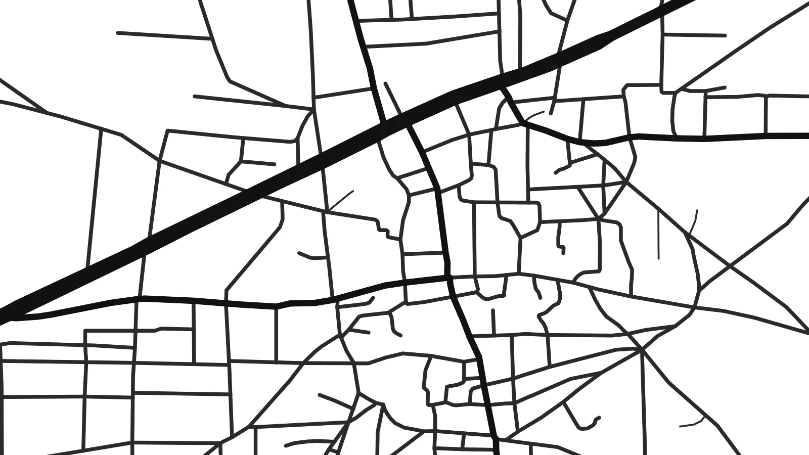 Close-up of the Binnish map poster at print resolution