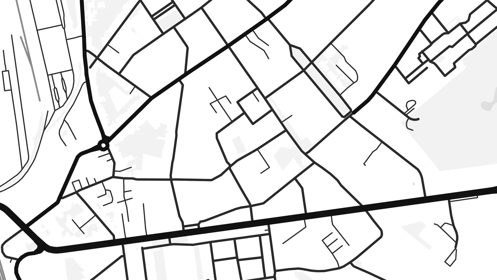 Close-up of the Blauwput map poster at print resolution