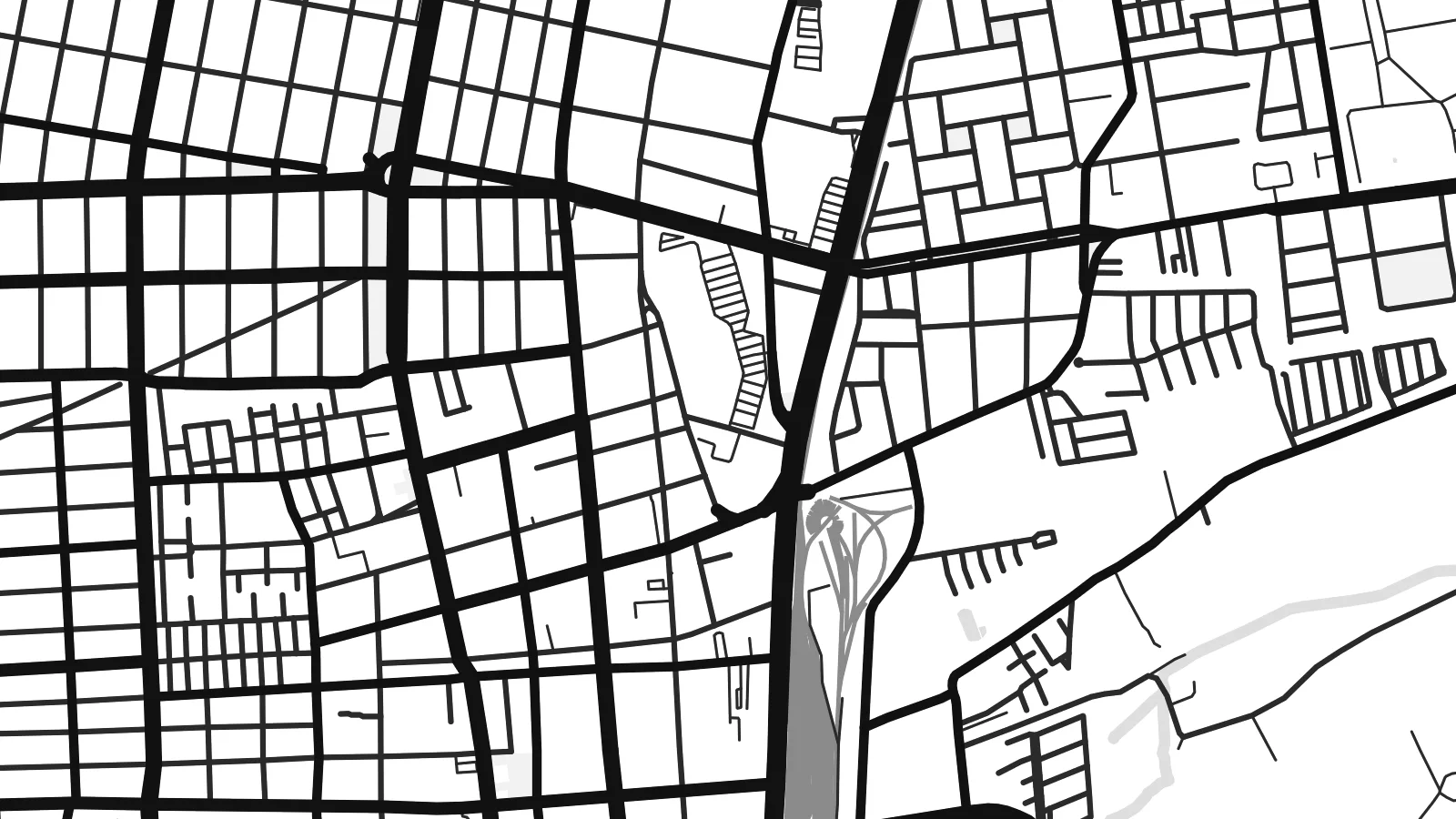Close-up of the Calama map poster at print resolution