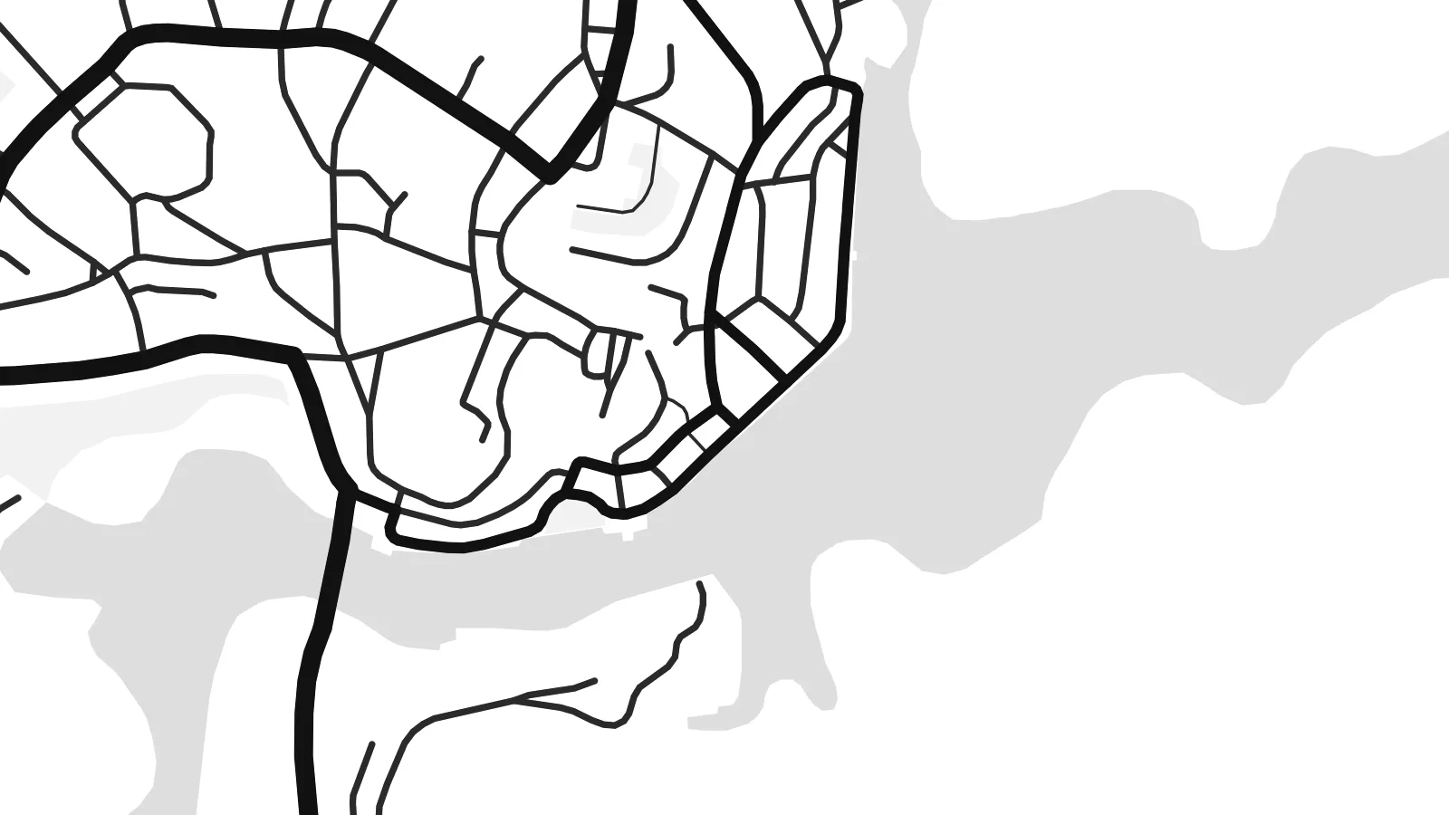 Close-up of the Camamu map poster at print resolution
