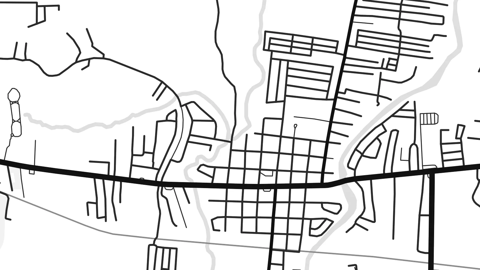 Close-up of the Candelaria map poster at print resolution