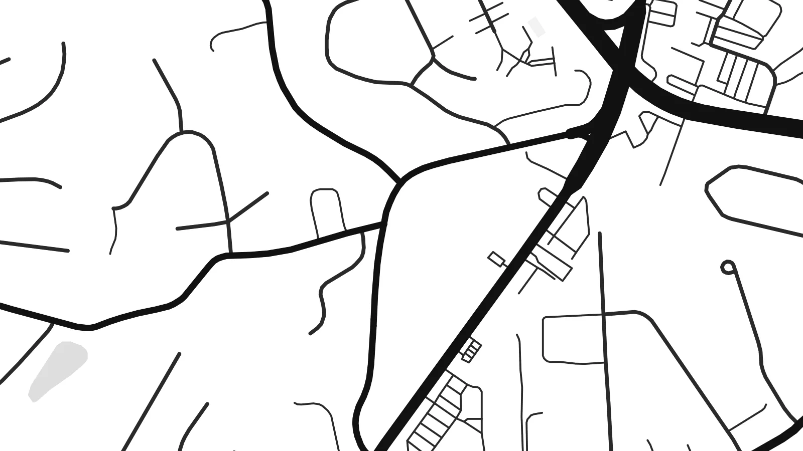 Close-up of the Cave Spring map poster at print resolution