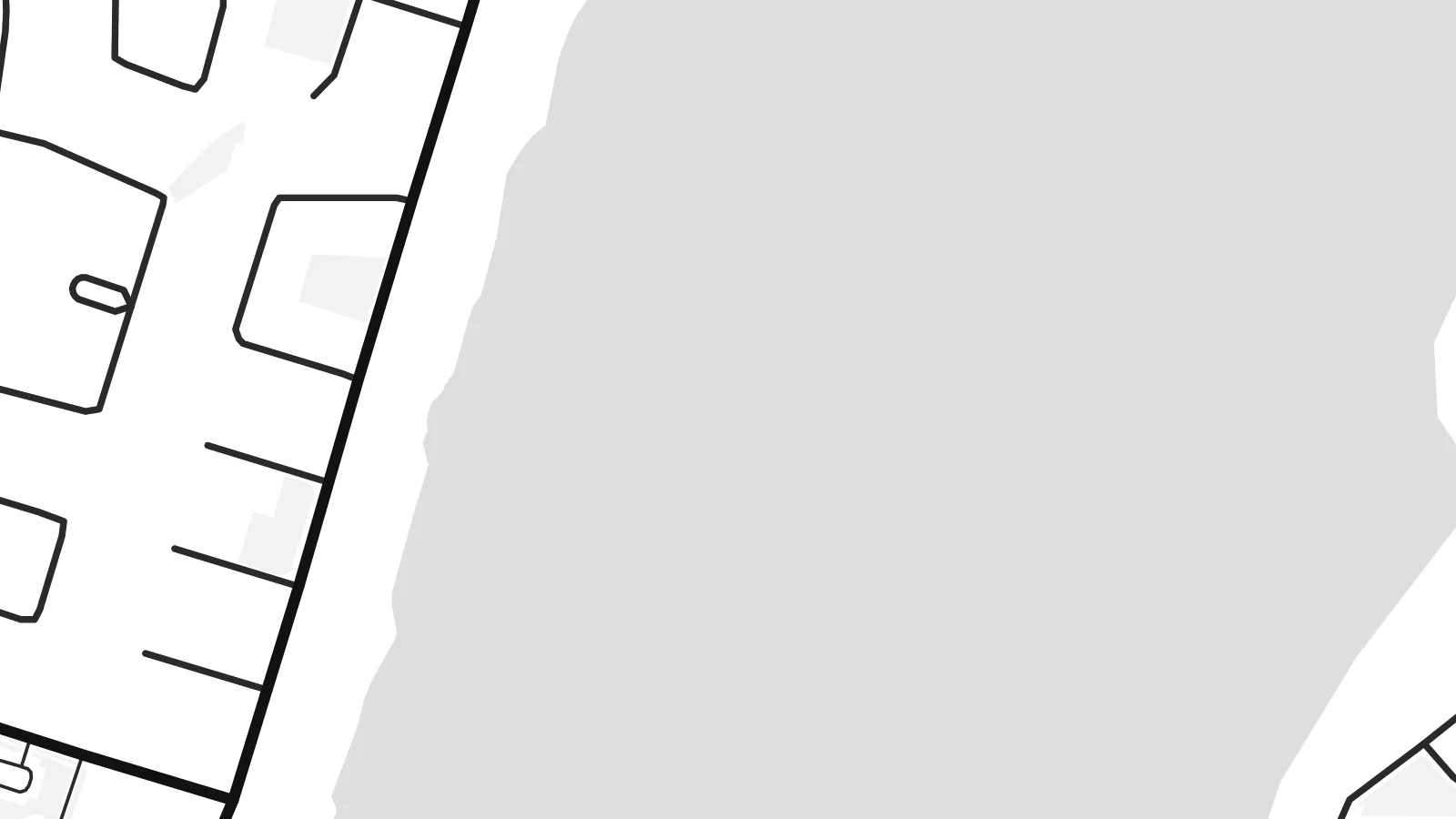 Close-up of the Chestermere map poster at print resolution