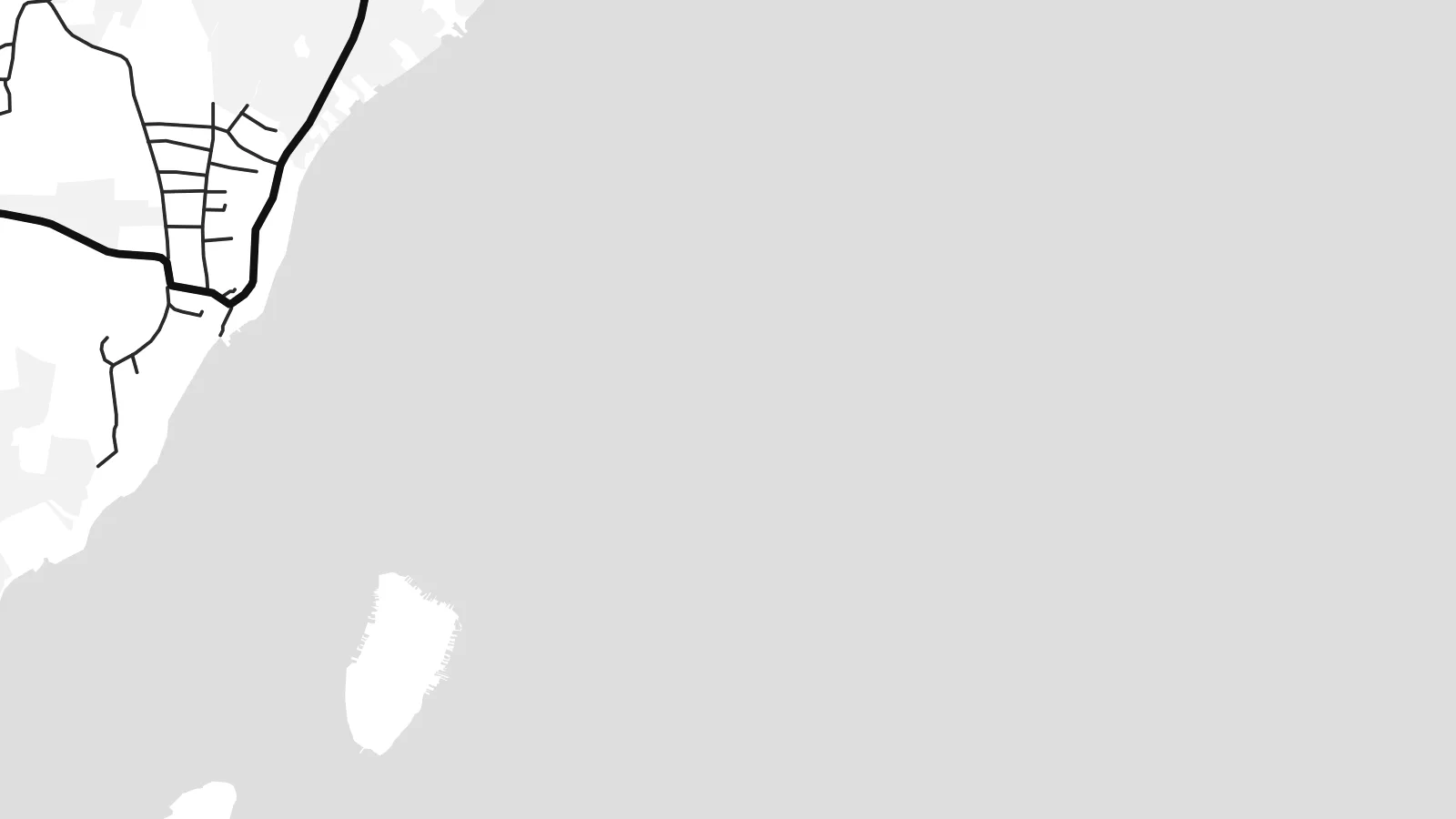 Close-up of the Chiemsee map poster at print resolution