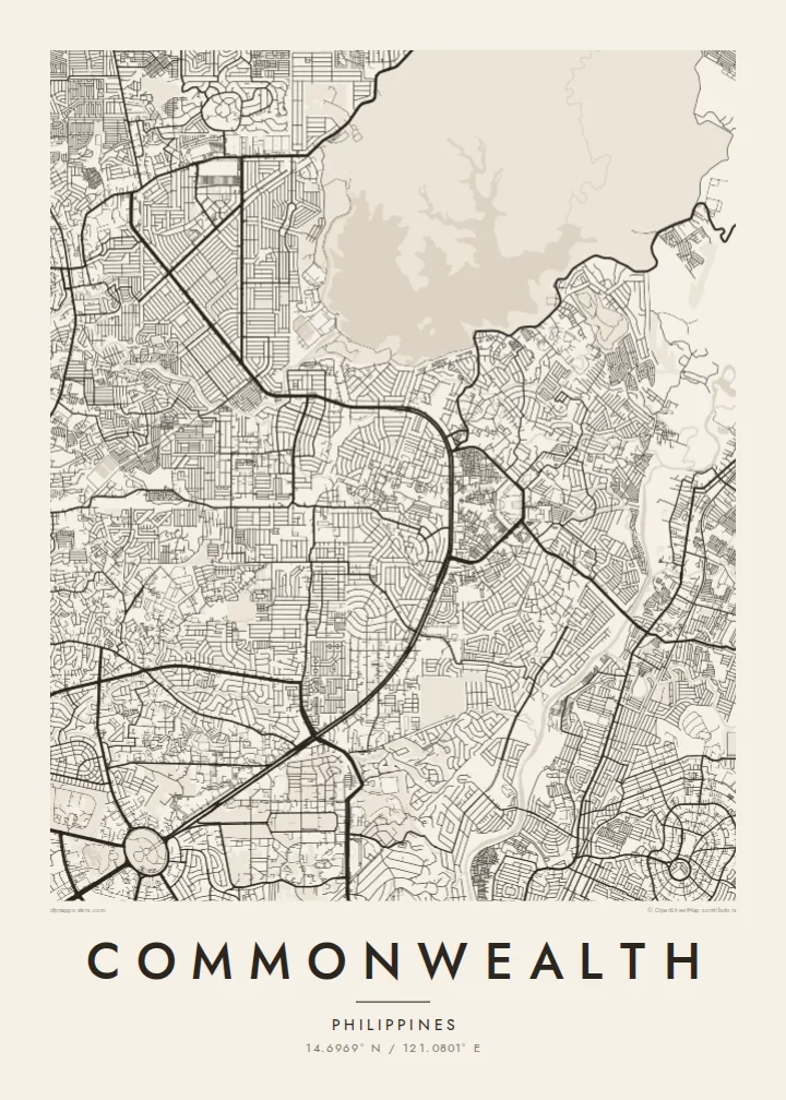 Commonwealth map poster — Paper style