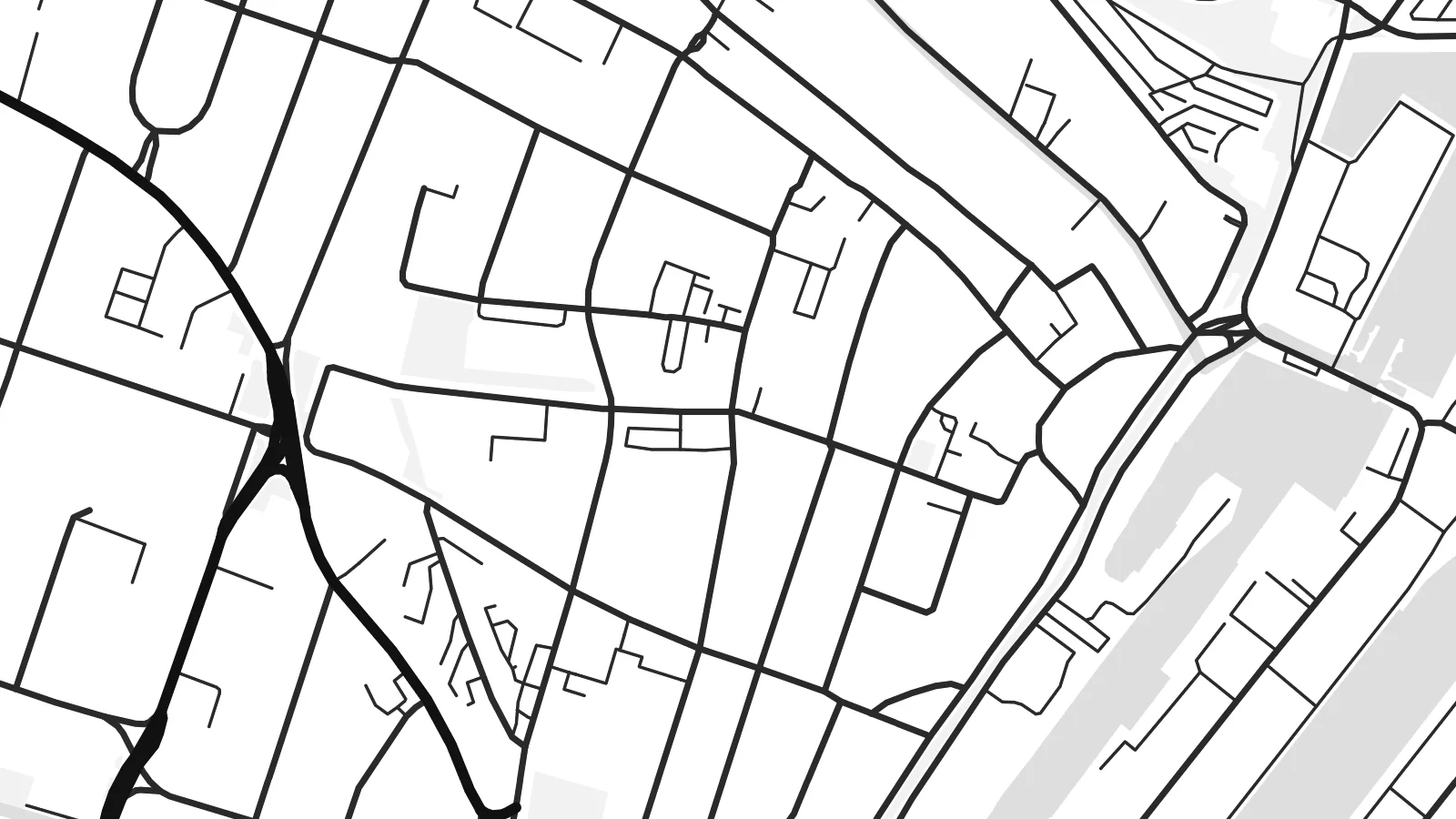 Close-up of the Cuxhaven map poster at print resolution