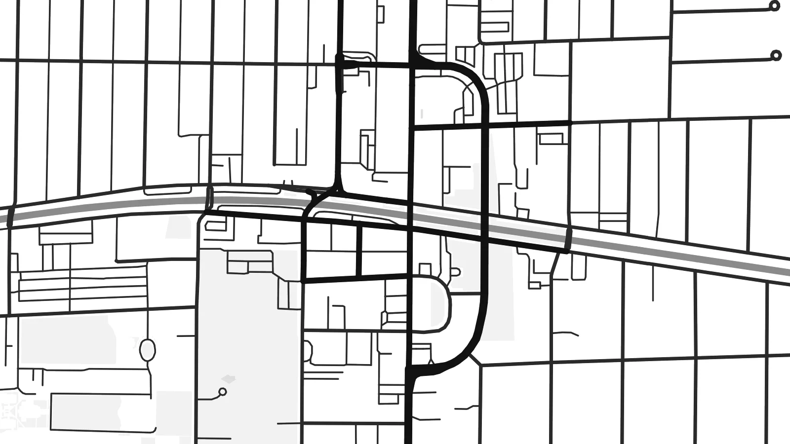 Close-up of the Elmhurst map poster at print resolution
