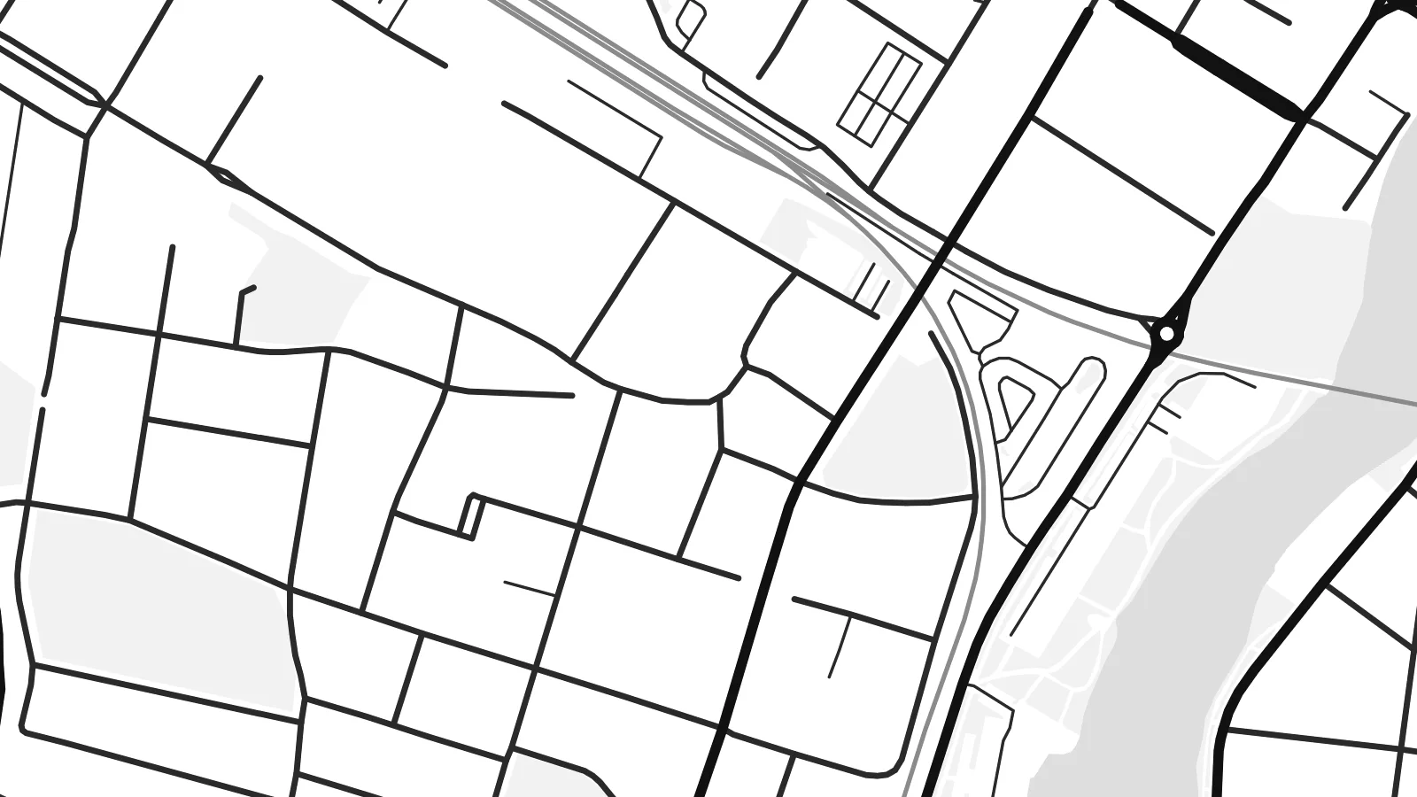 Close-up of the Eskilstuna map poster at print resolution