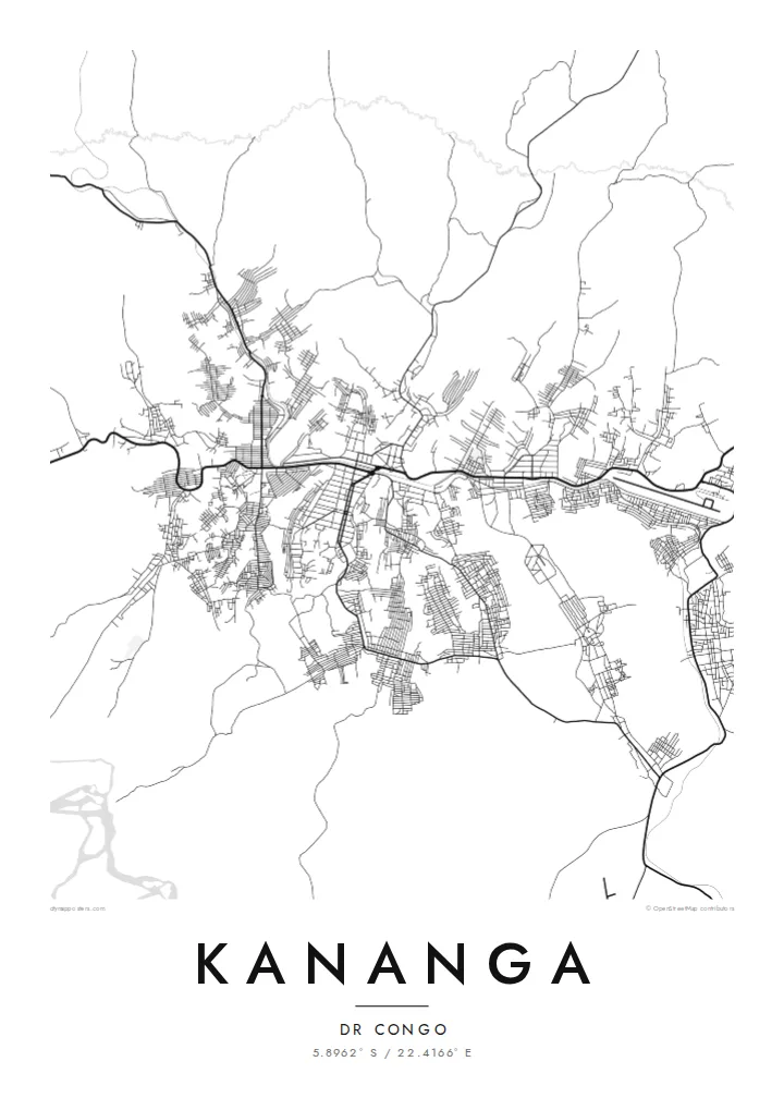 پوستر نقشه کانانگا