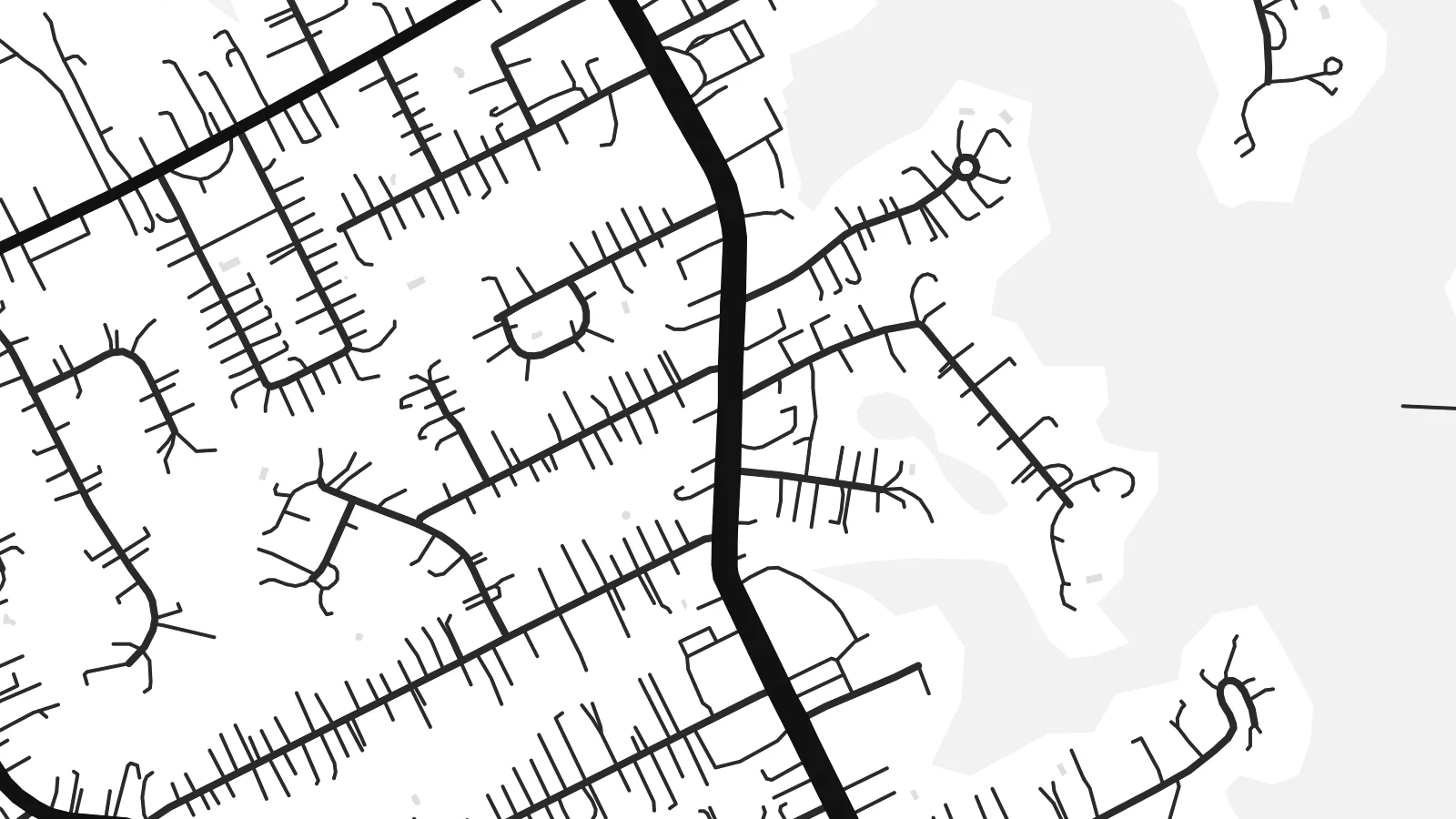 Close-up of the Fort Thomas map poster at print resolution