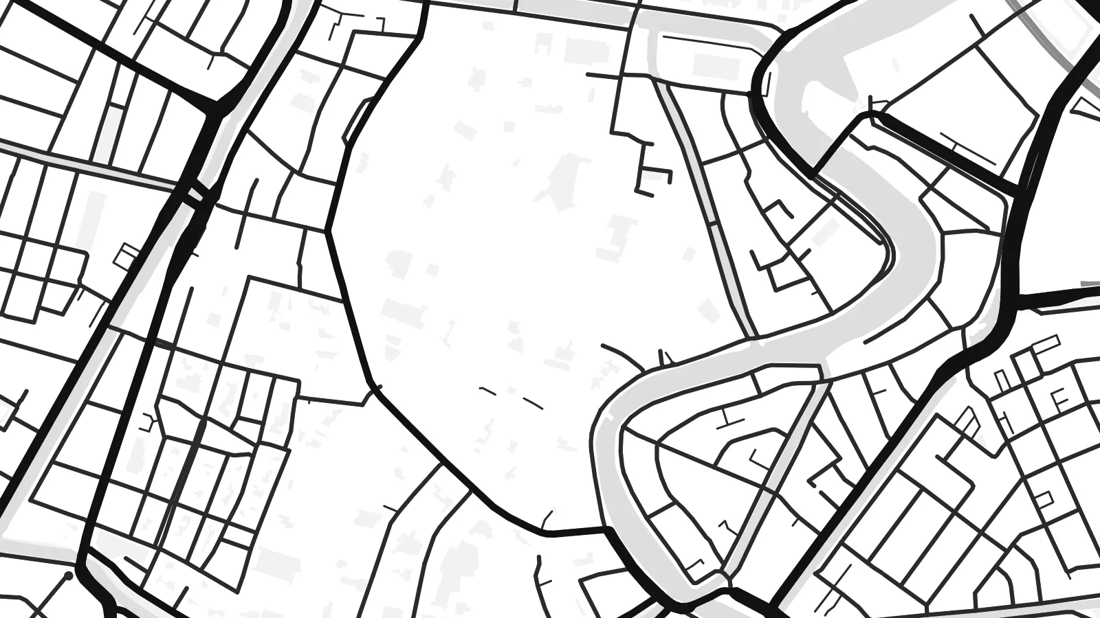 Close-up of the Haarlem map poster at print resolution