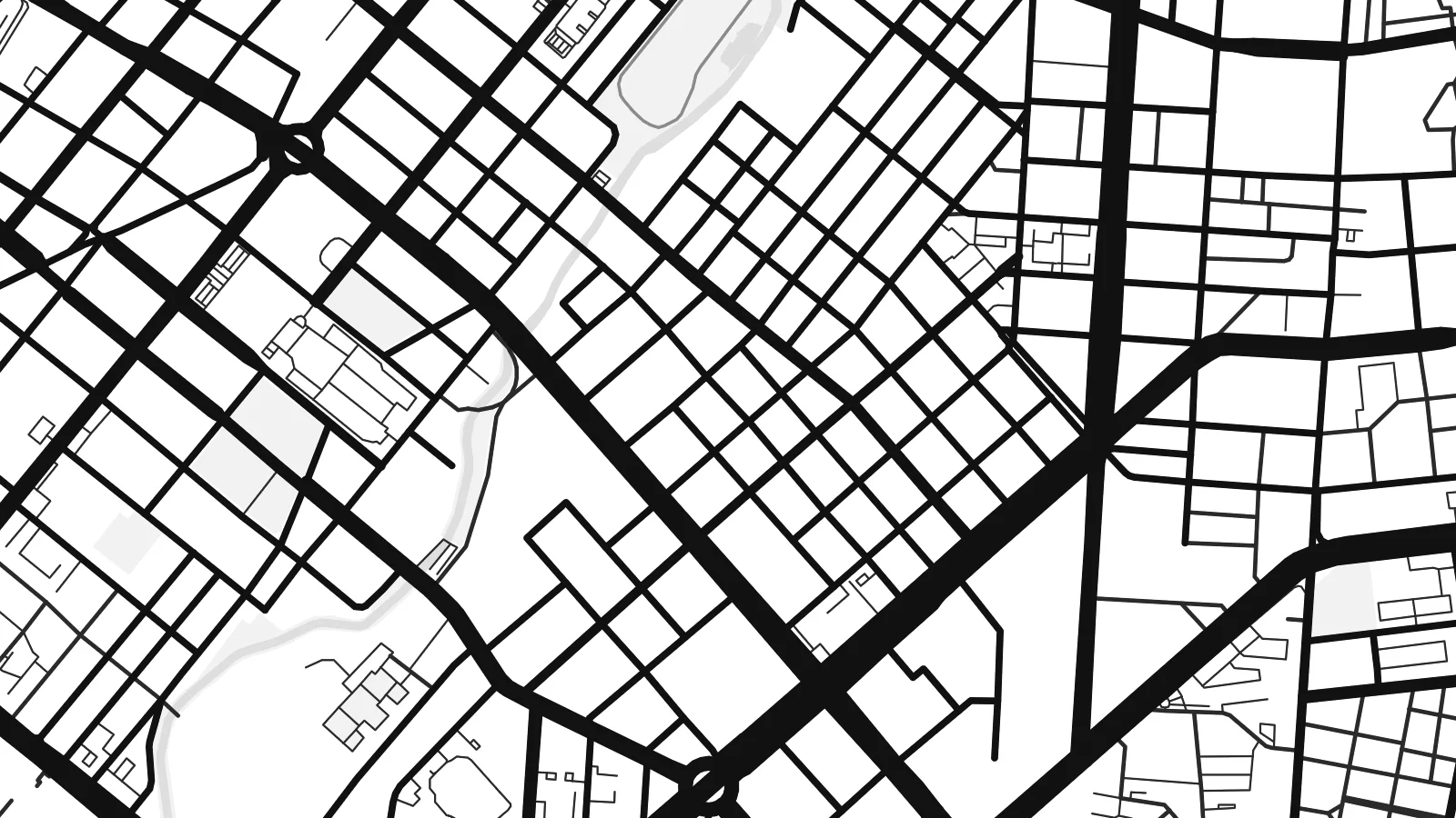 Close-up of the Harbin map poster at print resolution