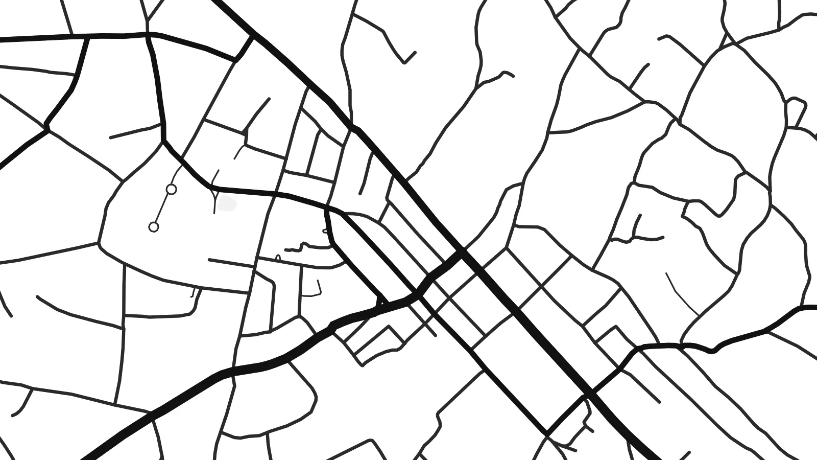 Close-up of the Hoima map poster at print resolution