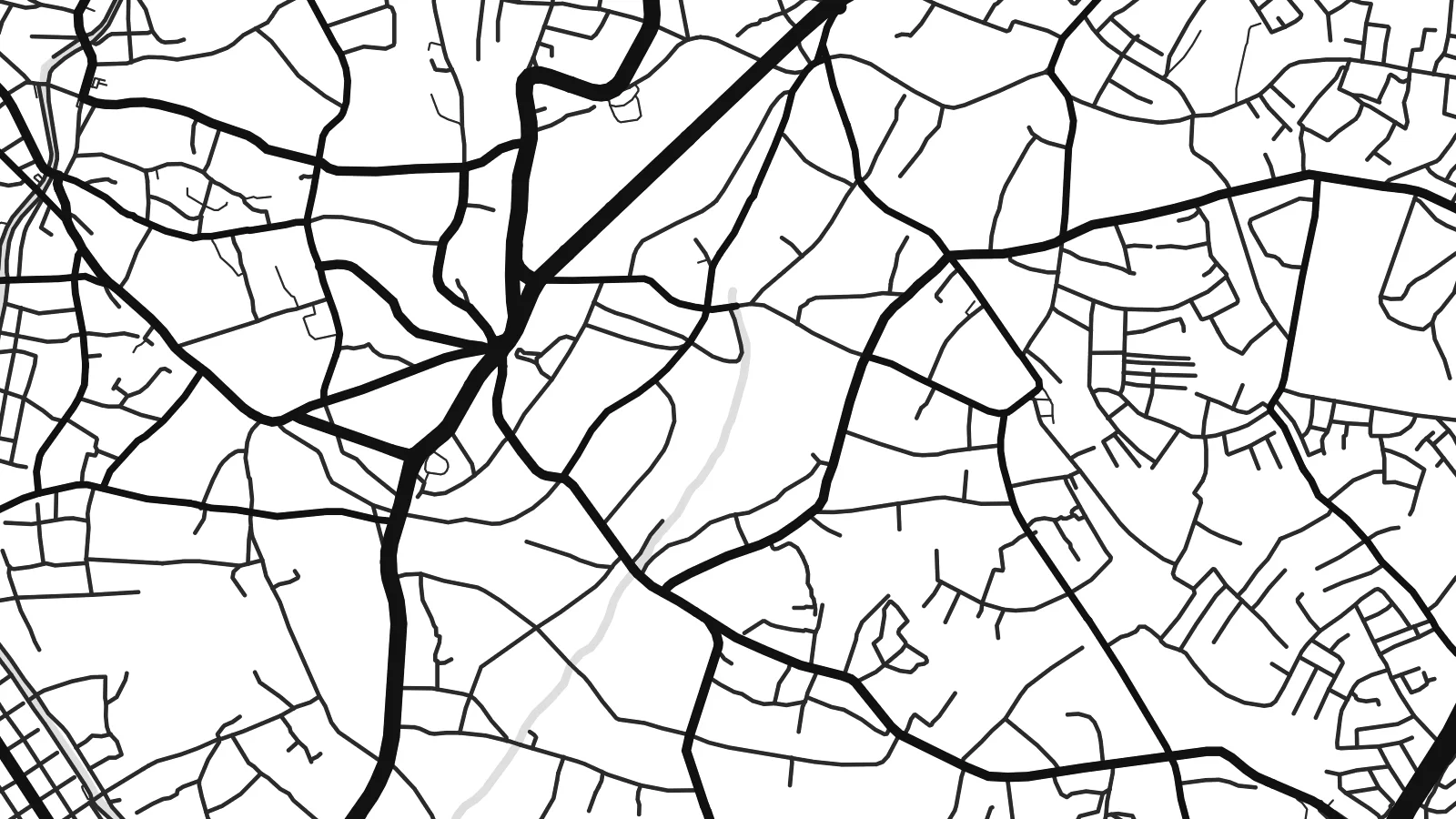 Close-up of the Ibadan map poster at print resolution