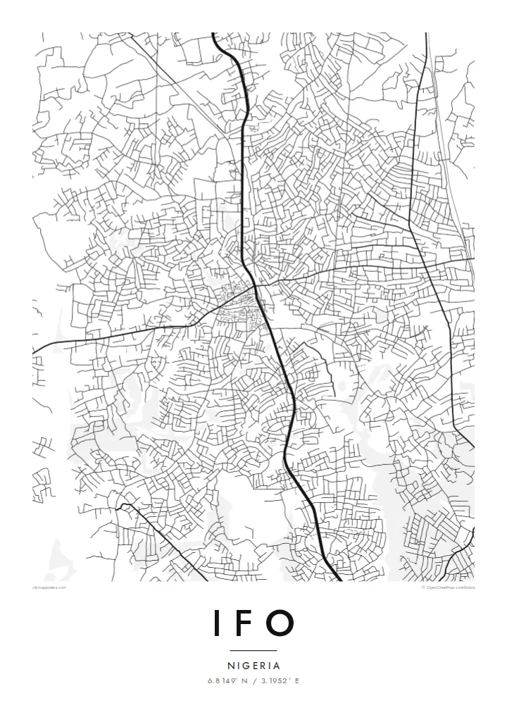 Ifo map poster — Classic