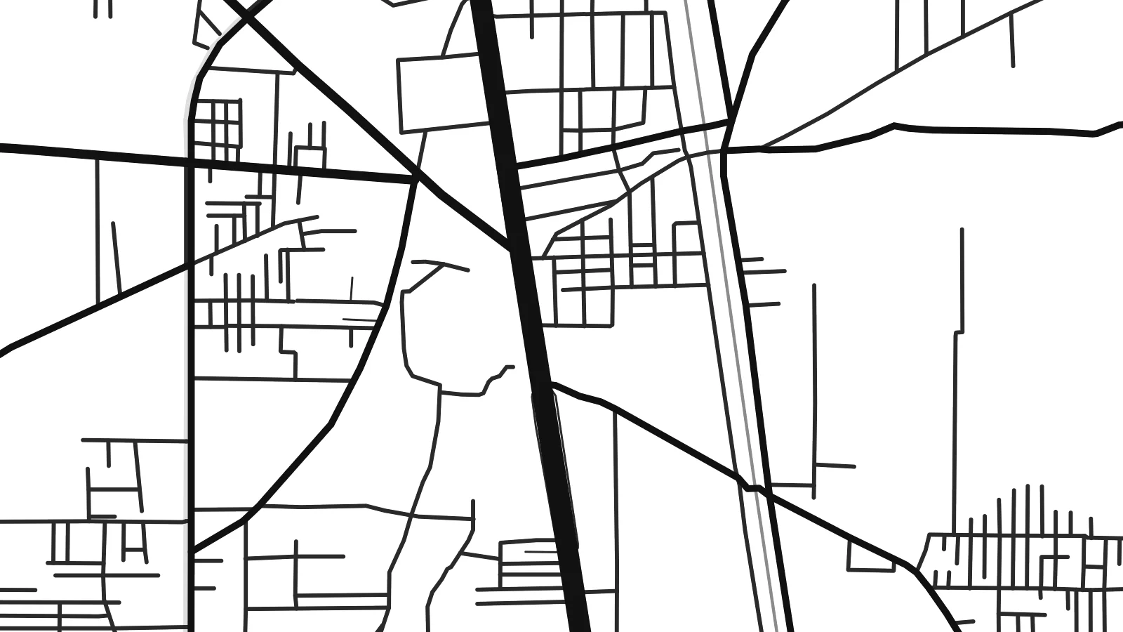 Close-up of the Kamoke map poster at print resolution