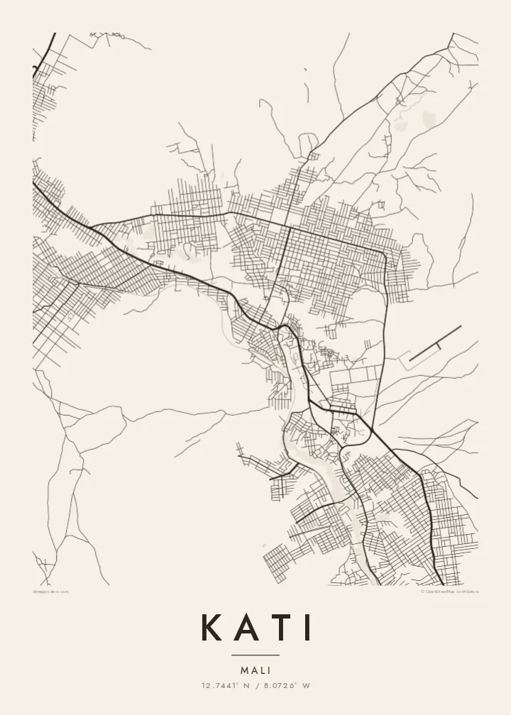 Kati map poster — Paper
