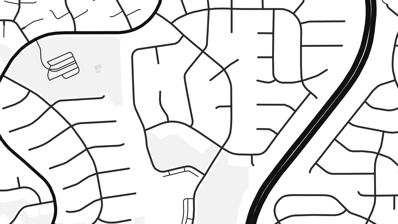 Close-up of the Ken Caryl map poster at print resolution