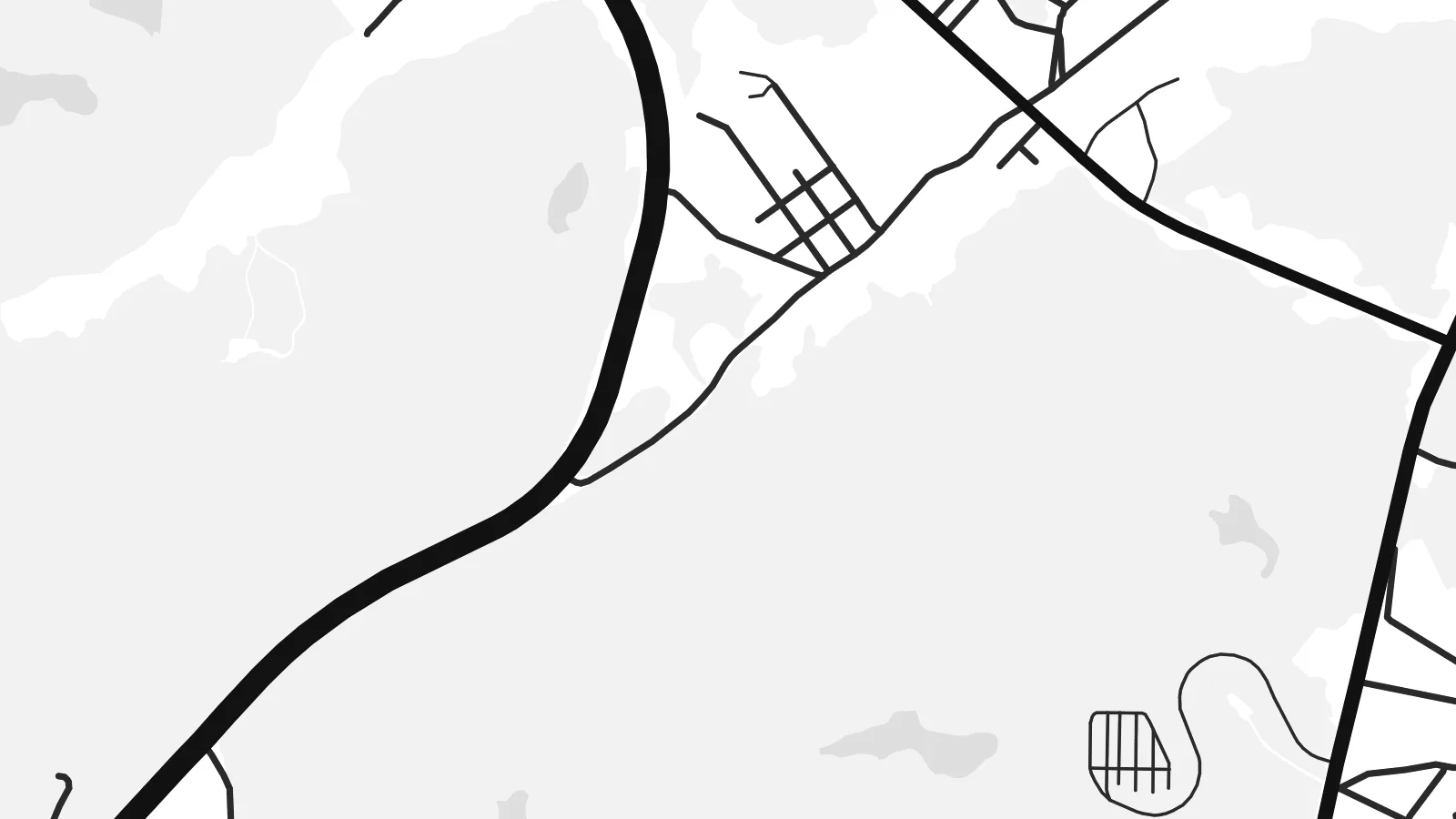 Close-up of the Komono map poster at print resolution