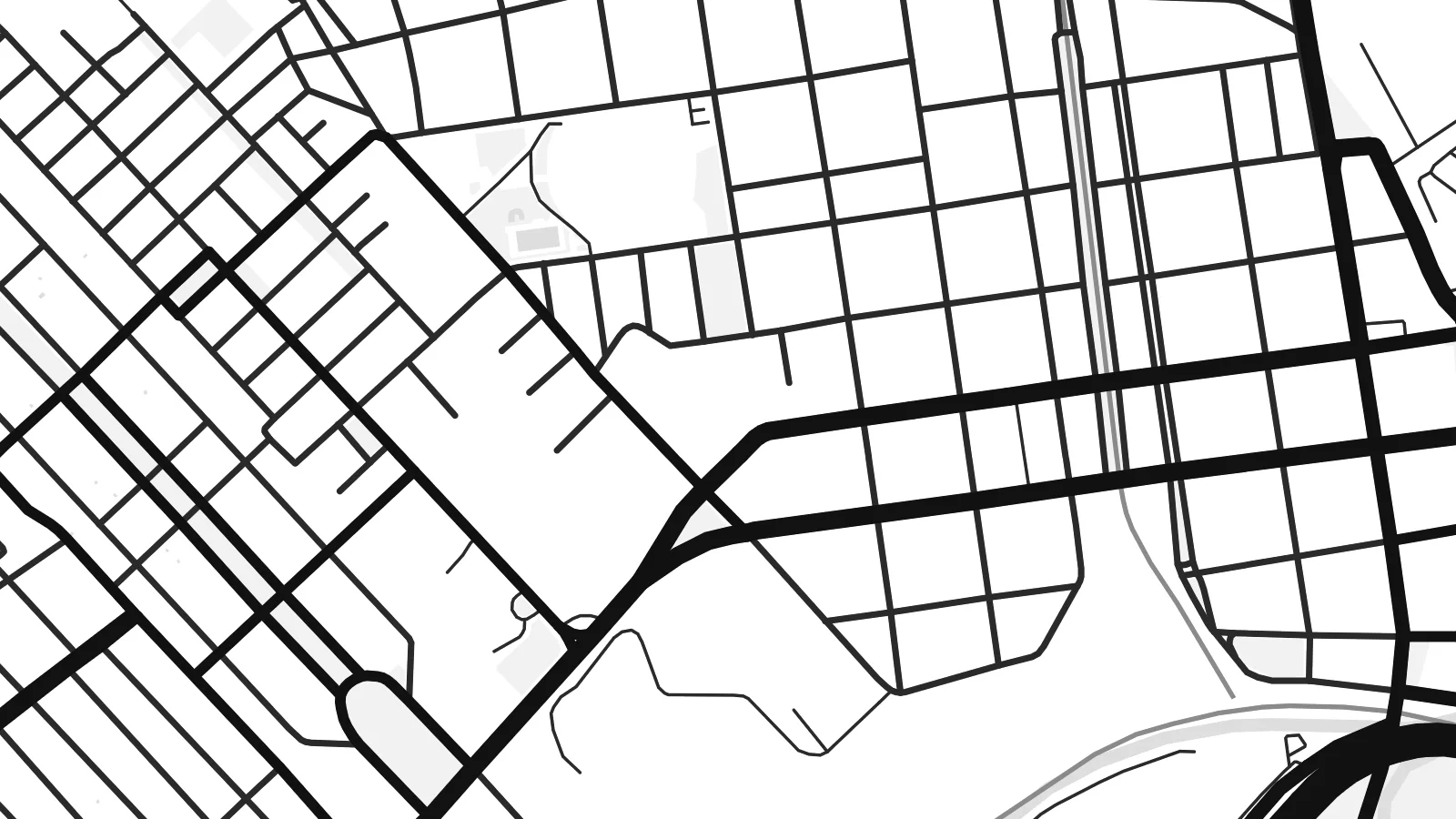 Close-up of the La Calera map poster at print resolution