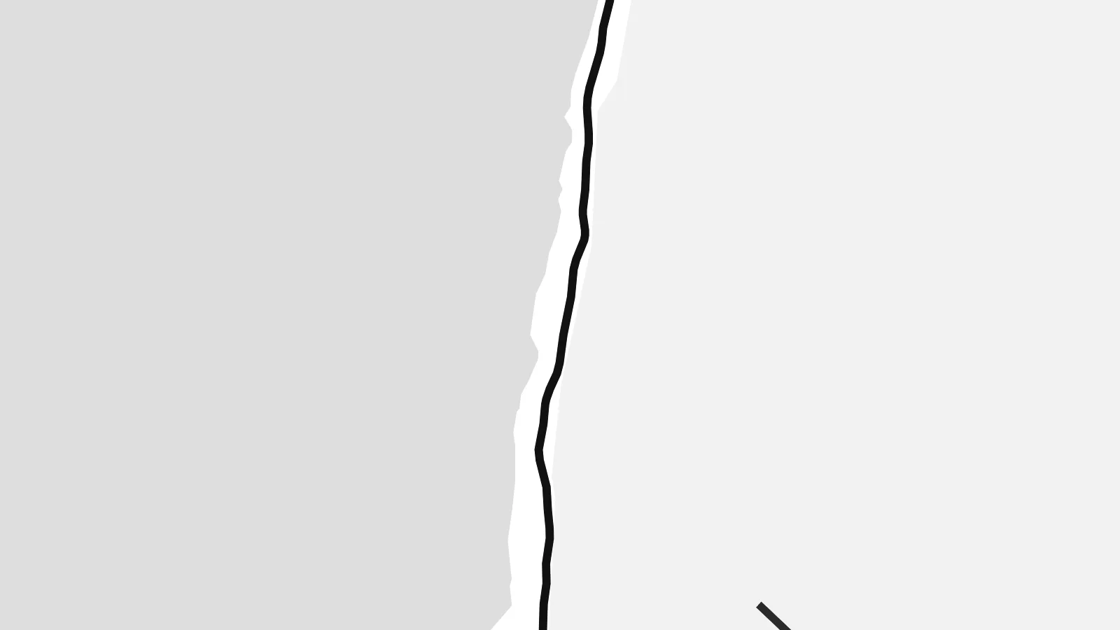 Close-up of the Lake Wanaka map poster at print resolution