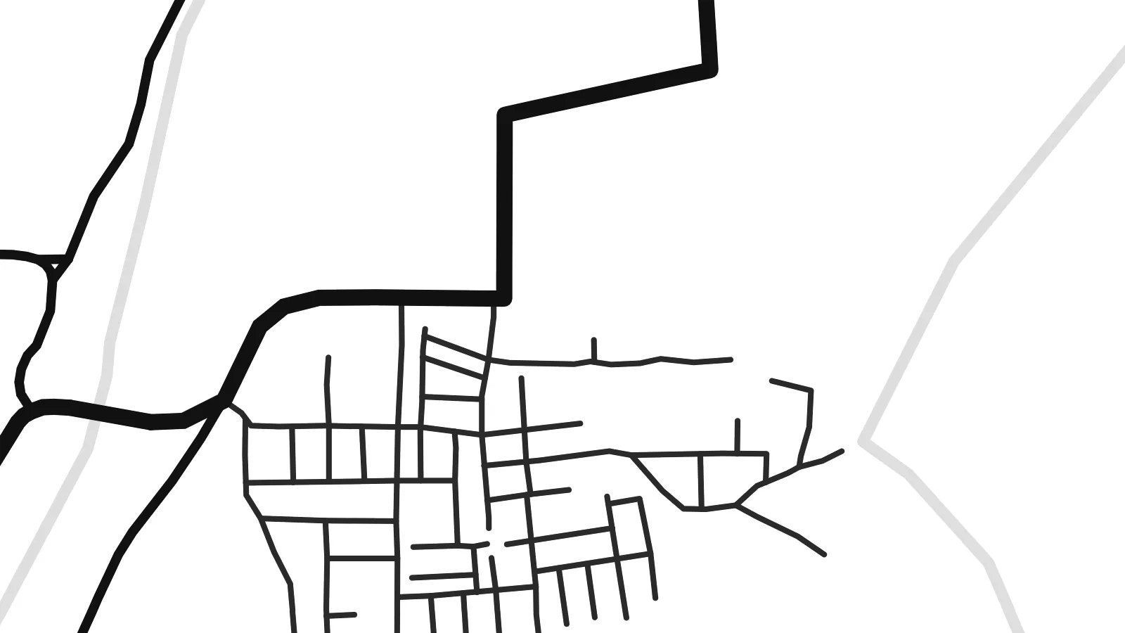 Close-up of the Lālpur map poster at print resolution
