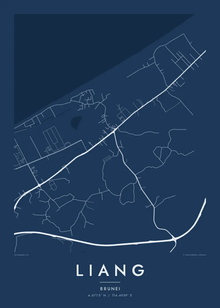 Liang map poster — Blueprint