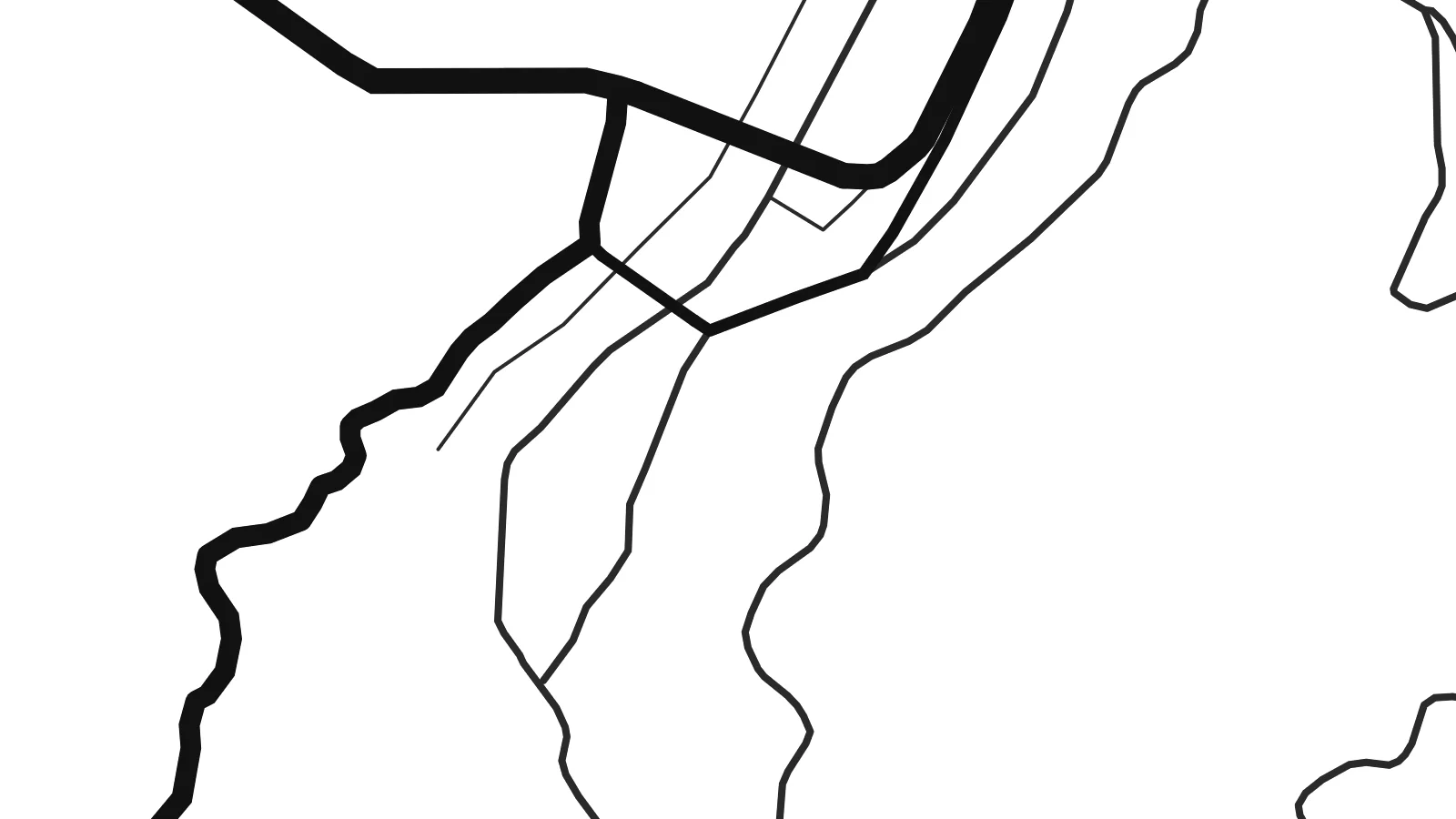 Close-up of the Longxi map poster at print resolution