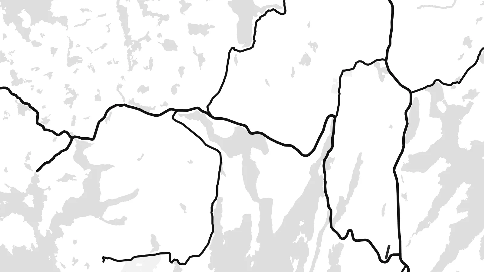 Close-up of the Mainland map poster at print resolution