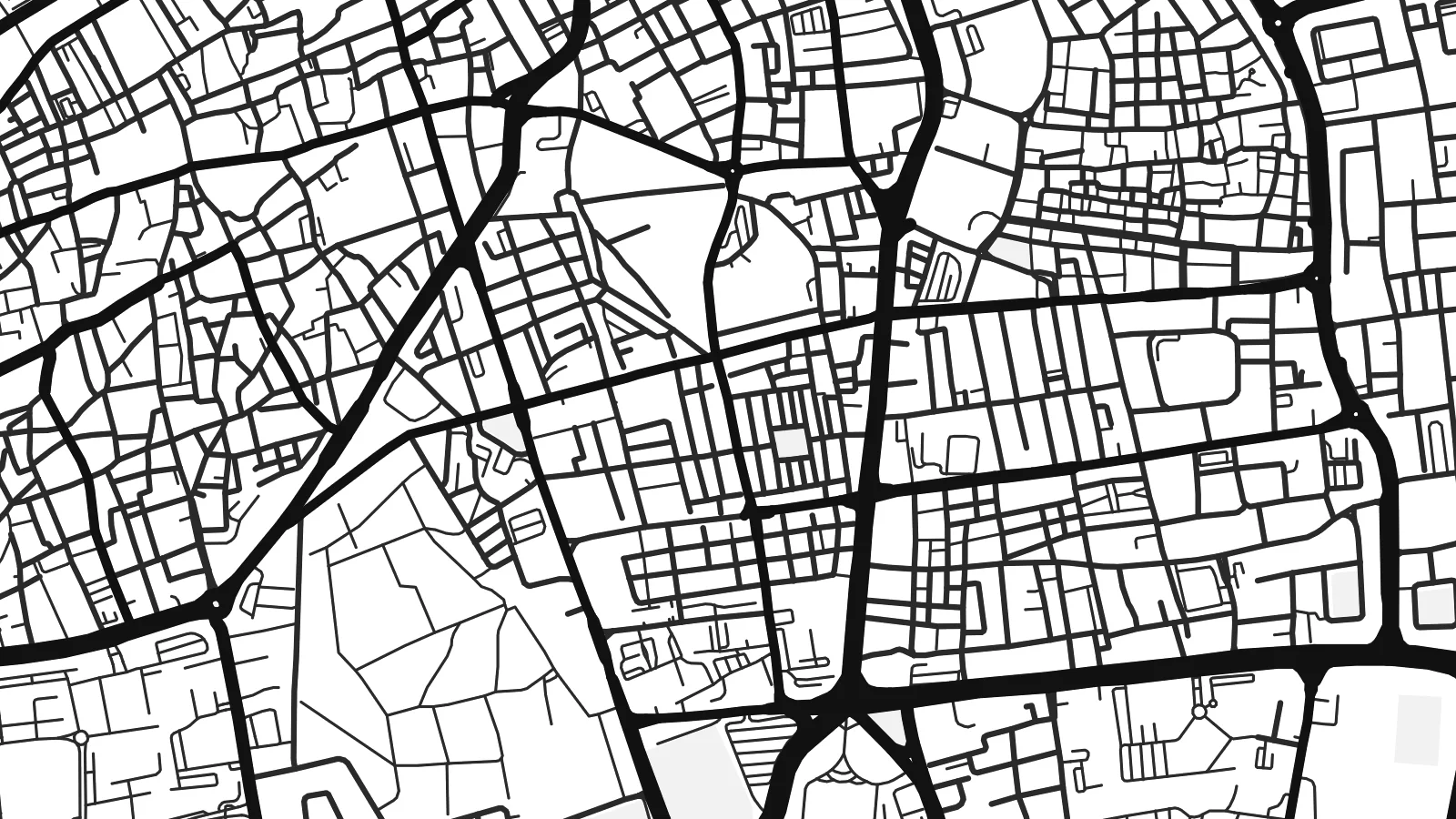 Close-up of the Manama map poster at print resolution