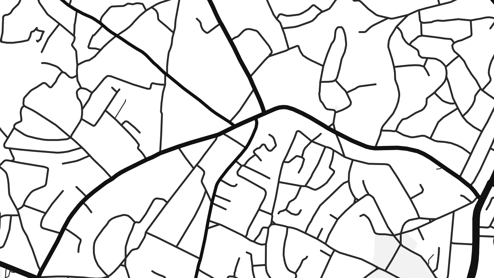 Close-up of the Mbarara map poster at print resolution
