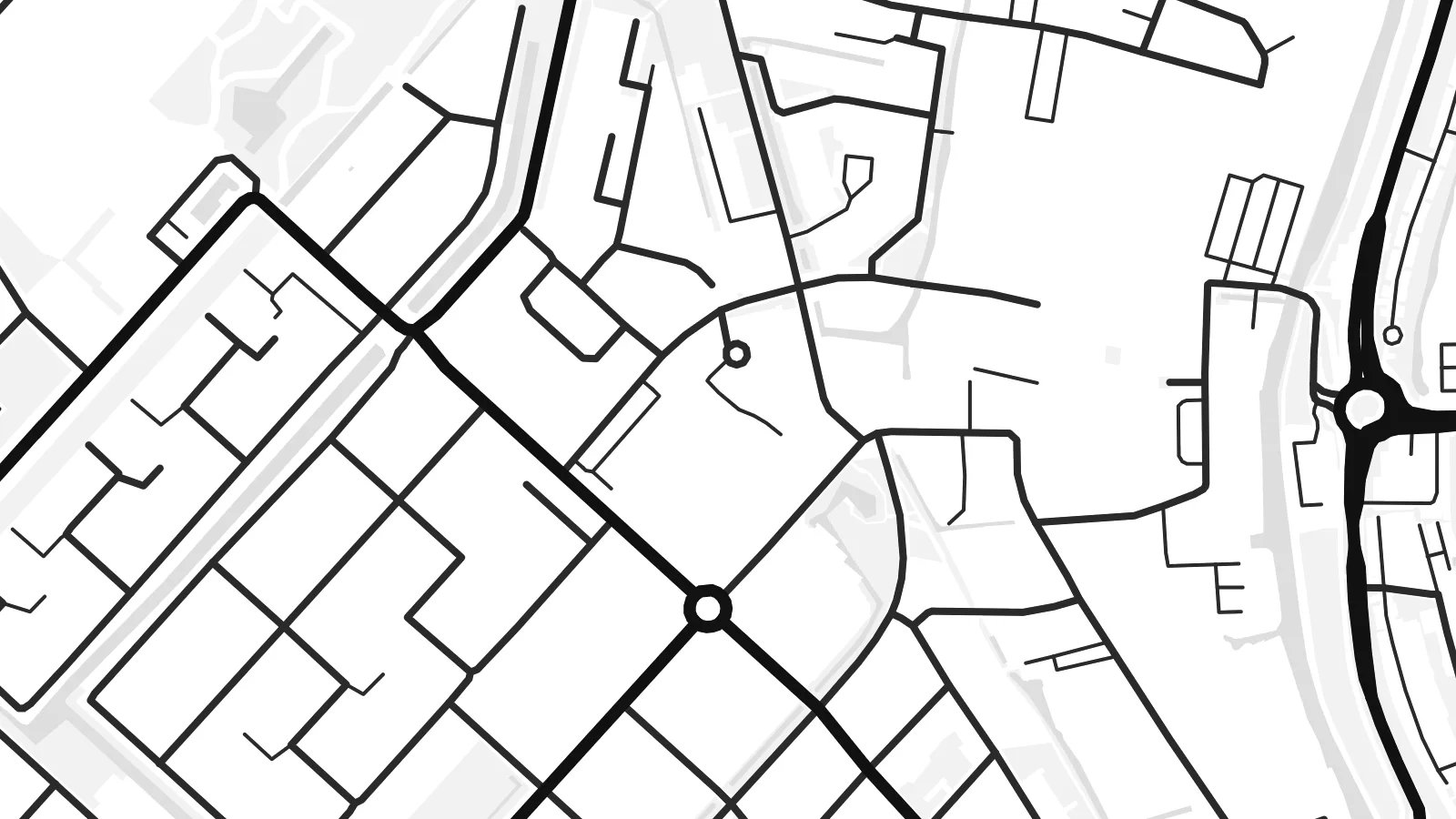Close-up of the Mijdrecht map poster at print resolution