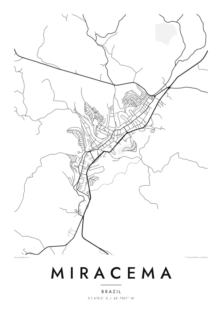 Miracema map poster — Classic