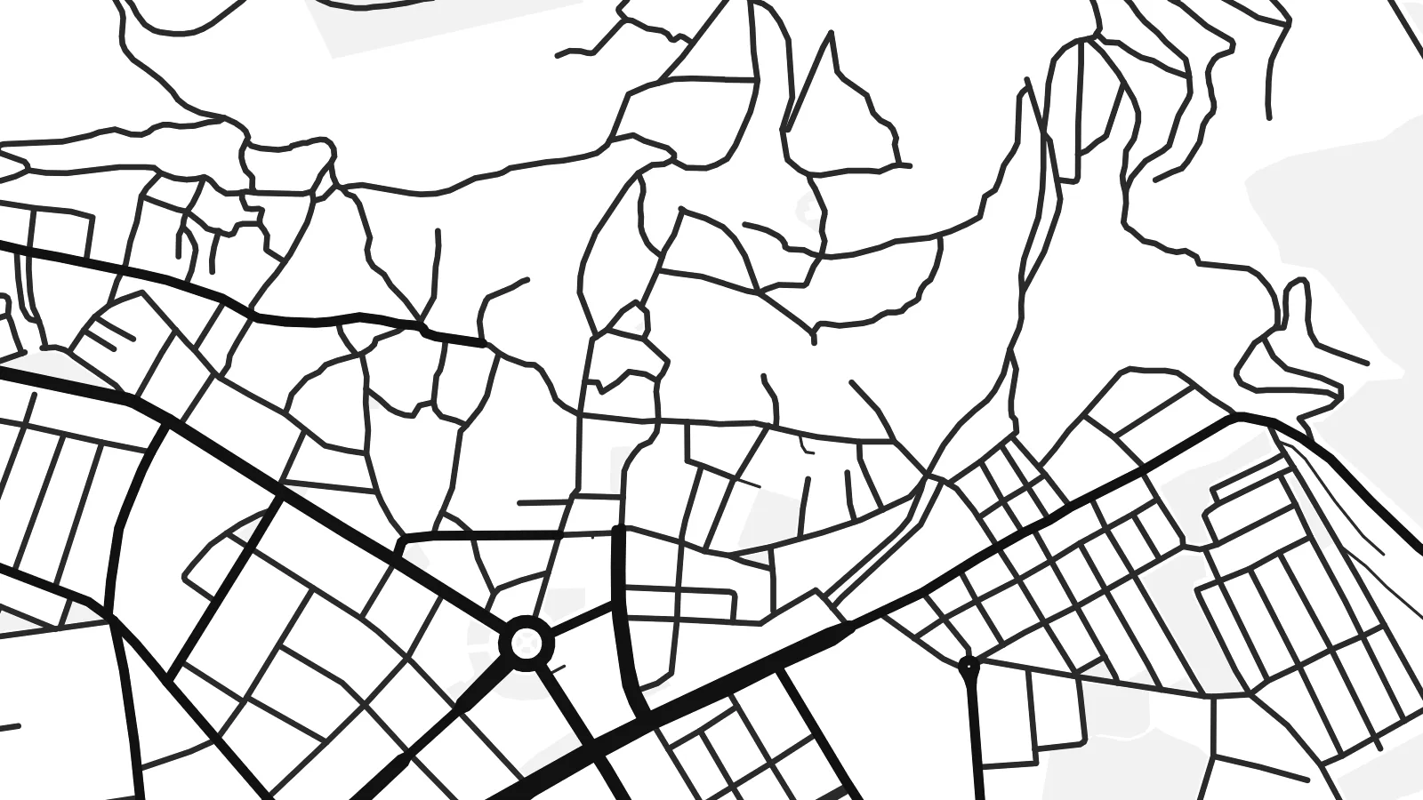 Close-up of the Muğla map poster at print resolution