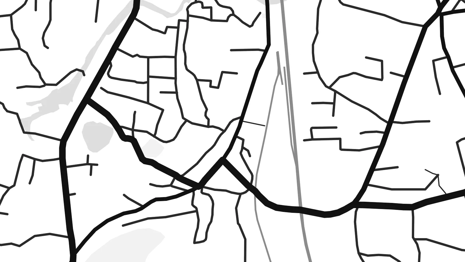 Close-up of the Neral map poster at print resolution