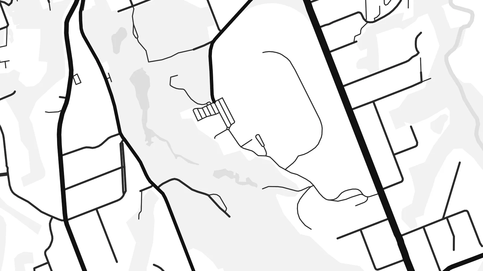Close-up of the New Plymouth map poster at print resolution