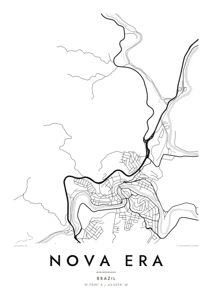 Nova Era map poster — Classic